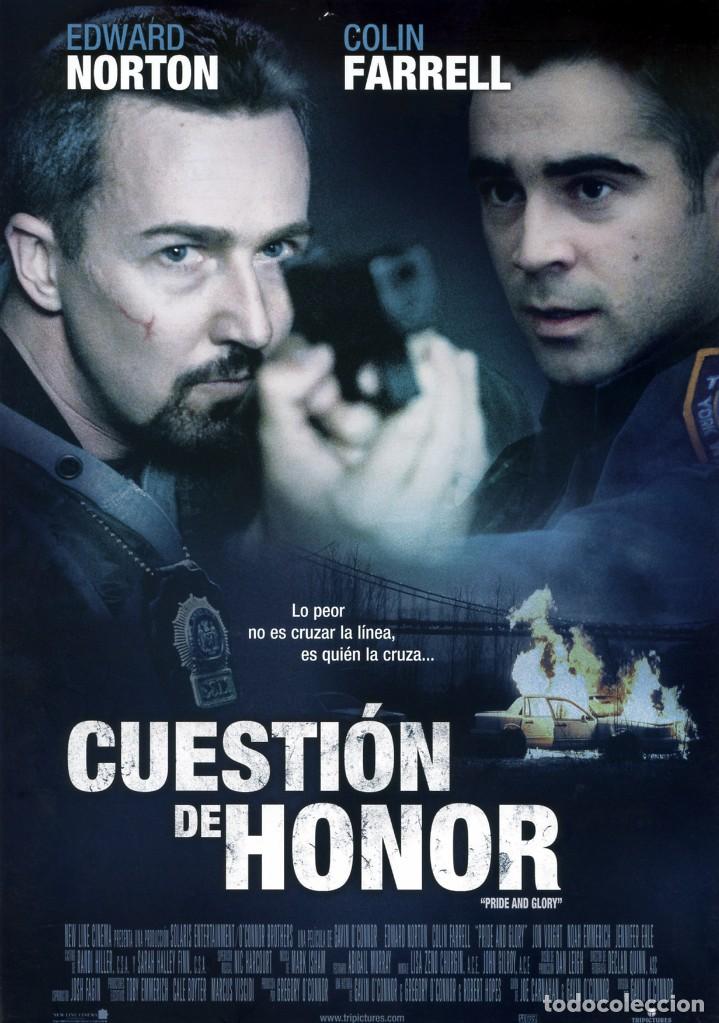 Cine: CUESTI&Oacute;N DE HONOR (GU&Iacute;A ORIGINAL DE LUJO 6 P&Aacute;GINAS DE SU ESTRENO EN ESPA&Ntilde;A)