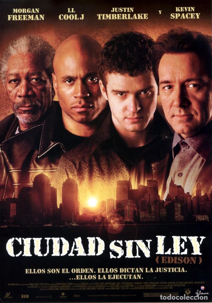 Cine: CIUDAD SIN LEY (GU&Iacute;A ORIGINAL SIMPLE CON FOTOS DE SU ESTRENO EN ESPA&Ntilde;A)