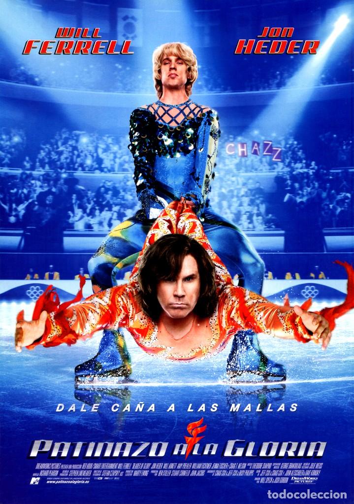 Cinema: PATINAZO A LA GLORIA (GU&Iacute;A ORIGINAL DOBLE CON FOTOS DE SU ESTRENO EN ESPA&Ntilde;A)