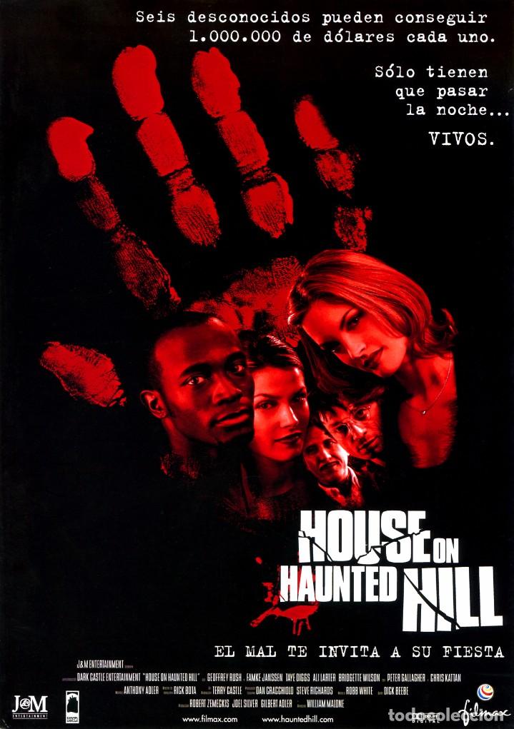 Cine: HOUSE ON HAUNTED HILL (GU&Iacute;A ORIGINAL SIMPLE DE SU ESTRENO EN ESPA&Ntilde;A) TERROR