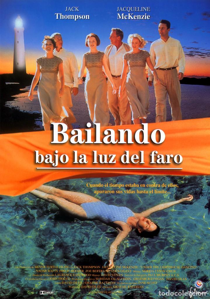 Cinema: BAILANDO BAJO LA LUZ DEL FARO (GU&Iacute;A ORIGINAL SIMPLE CON FOTOS DE SU ESTRENO EN ESPA&Ntilde;A)