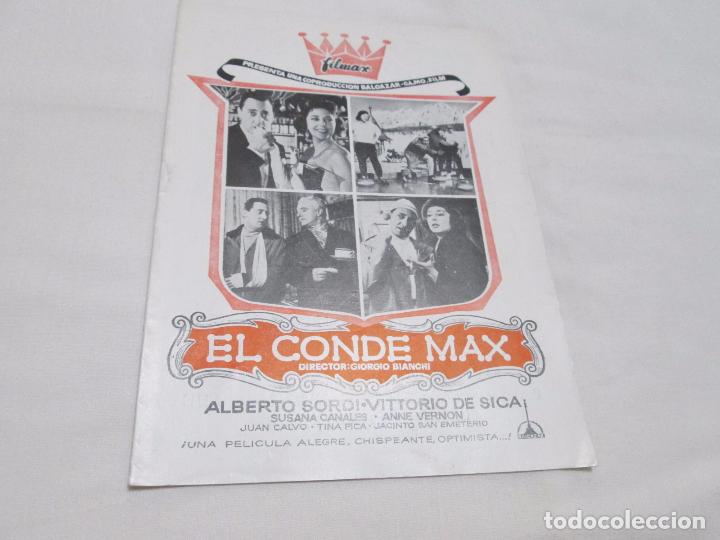Cinema: EL CONDE MAX - ALBERTO SORDI - FILMAX