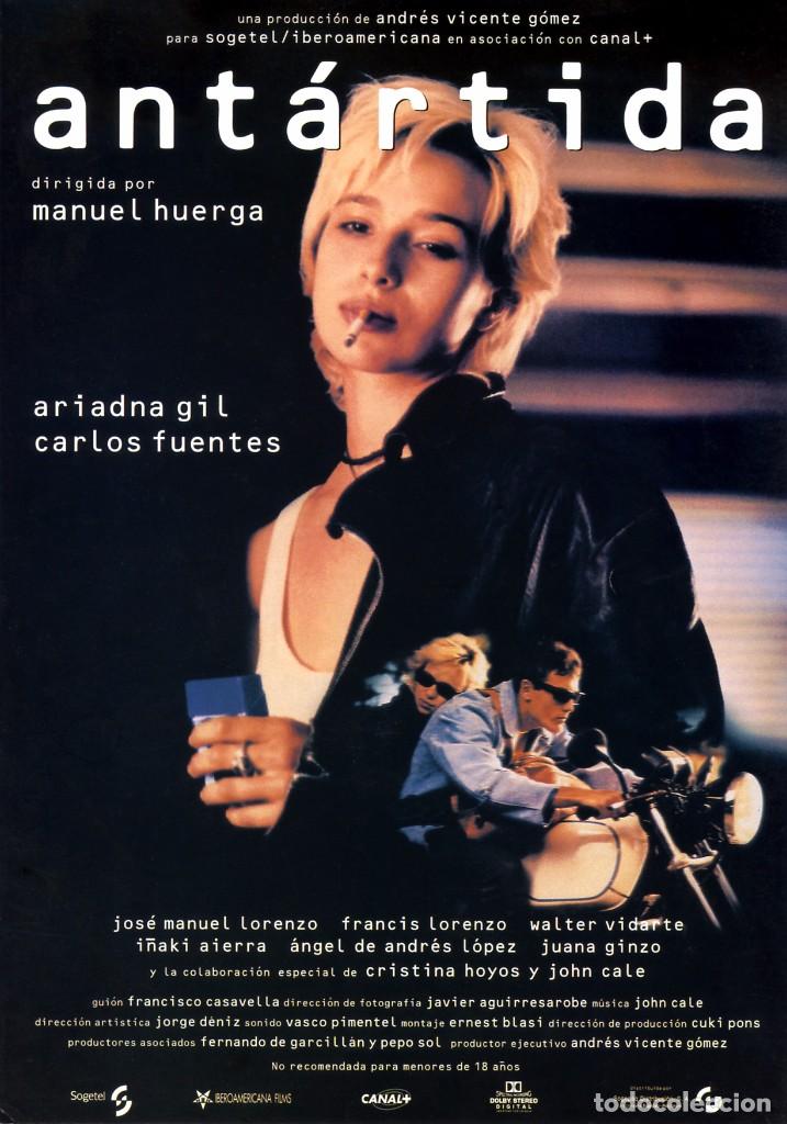 Cinema: ANT&Aacute;RTIDA (GU&Iacute;A ORIGINAL DOBLE CON FOTOS DE SU ESTRENO EN ESPA&Ntilde;A) ARIADNA GIL