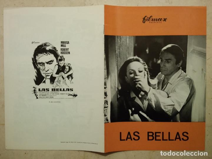 Cine: LIBRITO FILMAX - LAS BELLAS - ARCHIVO - MARISA MELL - THRILLER - SUSPENSE