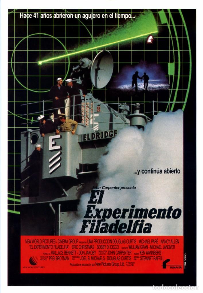Kino: EL EXPERIMENTO DE FILADELFIA (GU&Iacute;A ORIGINAL SIMPLE DE SU ESTRENO EN ESPA&Ntilde;A FILMAYER)