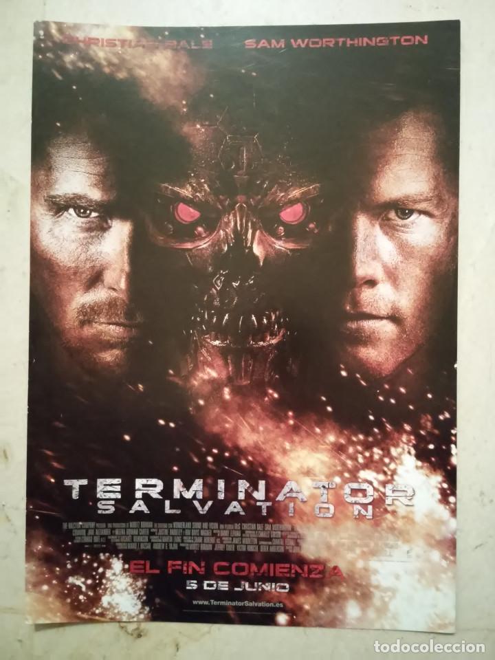 Cine: GUIA ORIGINAL -A4- TERMINATOR SALVATION - CIENCIA FICCION - CHRISTIAN BALE