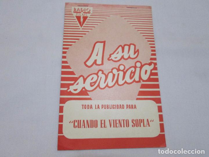 Cinema: CUANDO EL VIENTO SOPLA - CURD JURGENS - RADIO FILMS - A SU SERVICIO