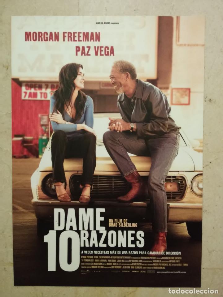 Cine: GUIA ORIGINAL -A4- DAME 10 RAZONES - ALBUM - PAZ VEGA - MORGAN FREEMAN