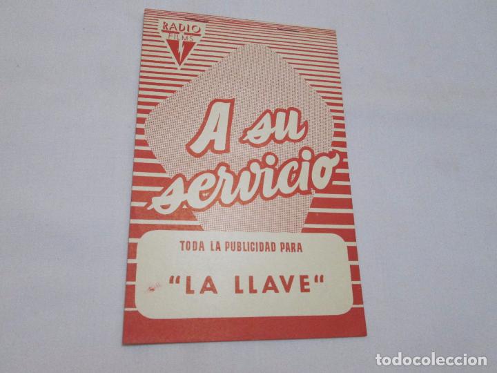 Cinema: LA LLAVE - WILLIAN HOLDEN - RADIO FILMS - A SU SERVICIO