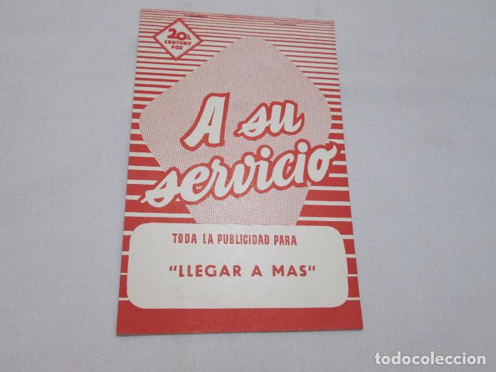 Cine: LLEGAR A MAS - MANUEL SAN RANCISCO - 20TH CENTURY FOX - A SU SERVICIO