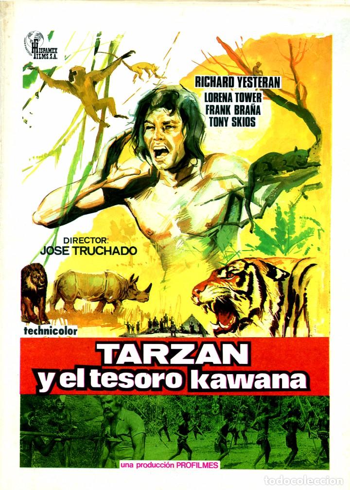 Cine: TARZAN Y EL TESORO KAWANA (GU&Iacute;A ORIGINAL DOBLE DE SU ESTRENO EN ESPA&Ntilde;A)
