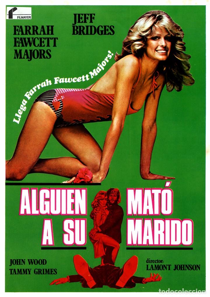 Cine: ALGUIEN MATO A SU MARIDO (GU&Iacute;A ORIGINAL DOBLE DE SU ESTRENO) FARRAH FAWCETT MAJORS