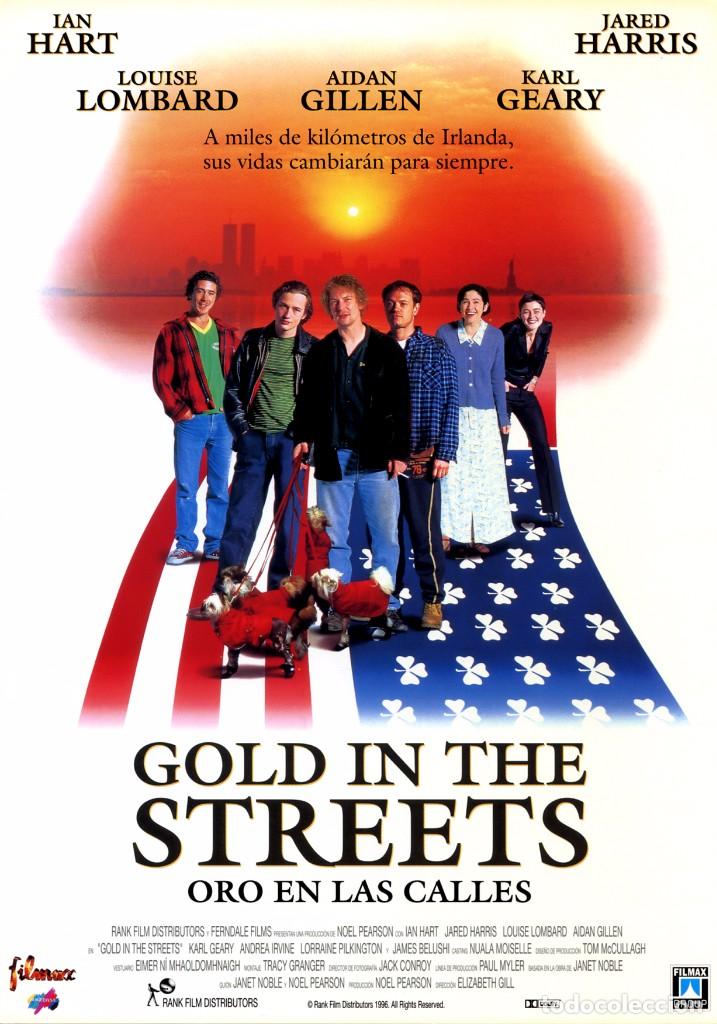 Cine: GOLD IN THE STREETS (ORO EN LAS CALLES) (GU&Iacute;A ORIGINAL DOBLE CON FOTOS DE SU ESTRENO EN ESPA&Ntilde;A)
