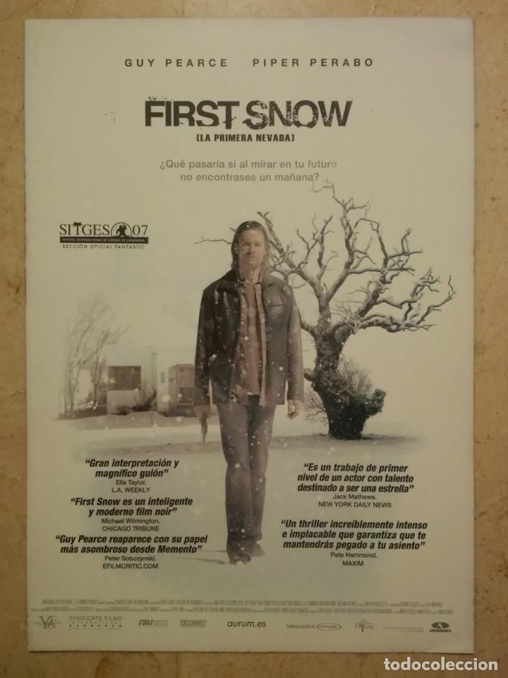 Cine: GUIA ORIGINAL -A4- FIRST SNOW - ARCHIVO - GUY PIERCE