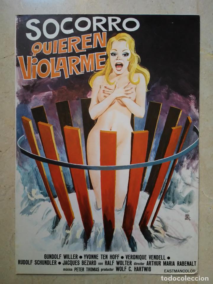 Cine: GUIA ORIGINAL -A4- SOCORRO QUIEREN VIOLARME - CLASIFICADA S - COMEDIA - ARTHUR MARIA RABENALT
