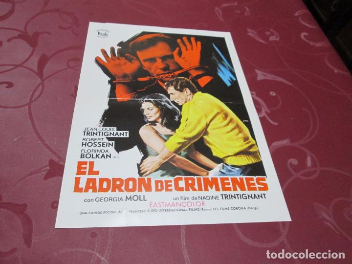 Cine: EL LADRON DE CRIMENES - JEAN-LOUIS TRINTIGNANT - DISTRIBUCIONES VI&Ntilde;ALS