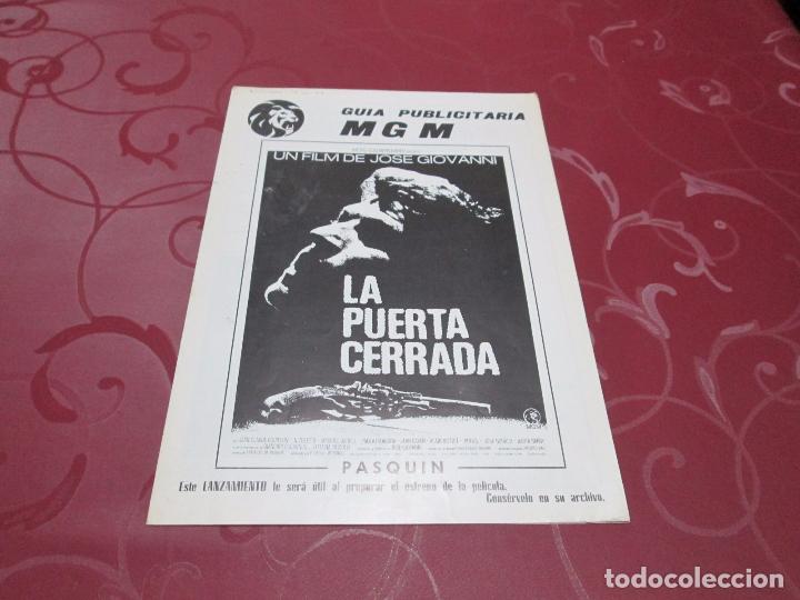 Cinema: LA PUERTA CERRADA - JEAN-CLAUDE BOUILLON - MGM