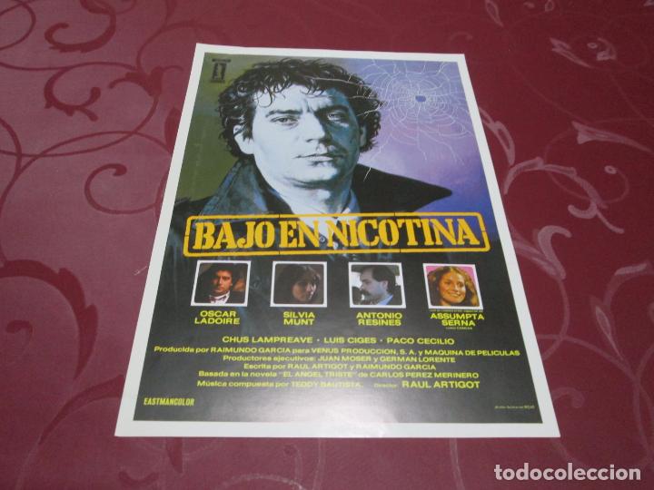 Kino: BAJO EN NICOTINA - OSCAR LADOIRE - VENUS FILMS