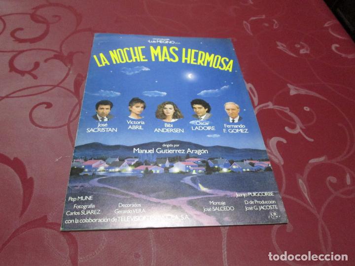 Kino: LA NOCHE MAS HERMOSA - JOSE SACRISTAN - CB FILMS