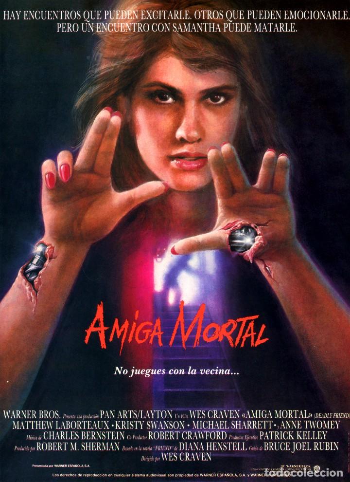 Cine: AMIGA MORTAL (GU&Iacute;A ORIGINAL SIMPLE CON FOTOS DE SU ESTRENO EN ESPA&Ntilde;A)