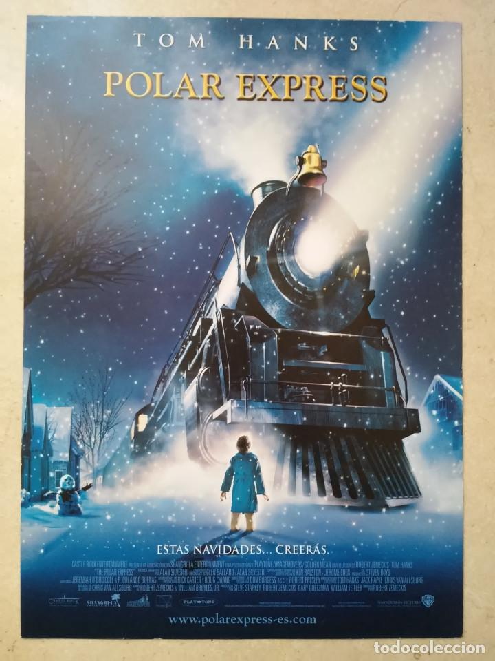 Cine: GUIA ORIGINAL -A4- POLAR EXPRESS - TOM HANKS - TRENES