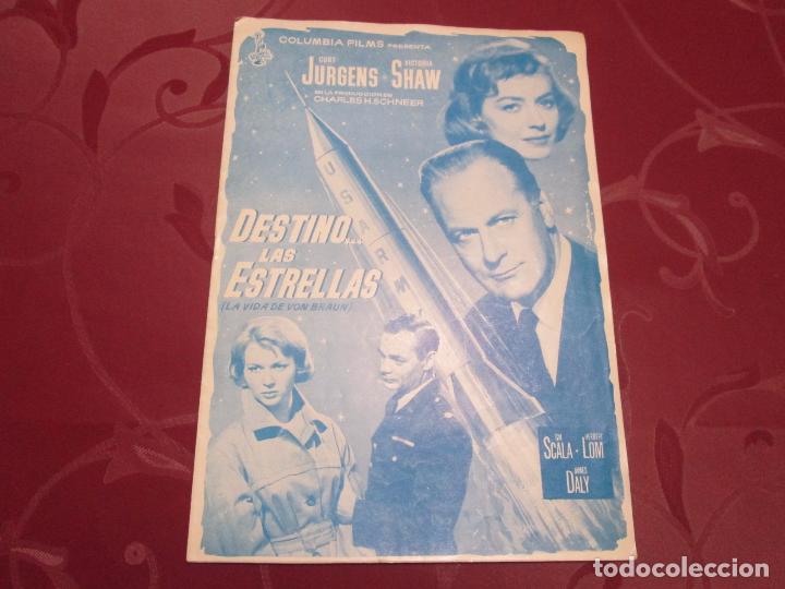 Kino: DESTINO... LAS ESTRELLAS (LA VIDA DE VON BRAUN) - CURT JURGENS - COLUMBIA