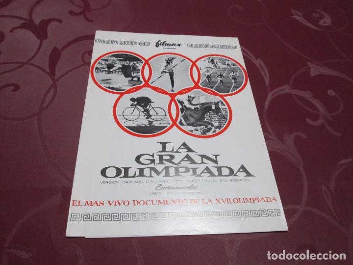 Cinema: LA GRAN OLIMPIADA - ROMOLO MARCELLINI - FILMAX