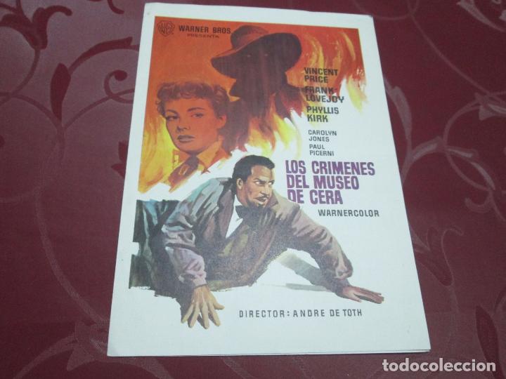 Cinema: LOS CRIMENES DEL MUSEO DE CERA - VINCENT PRICE - WB