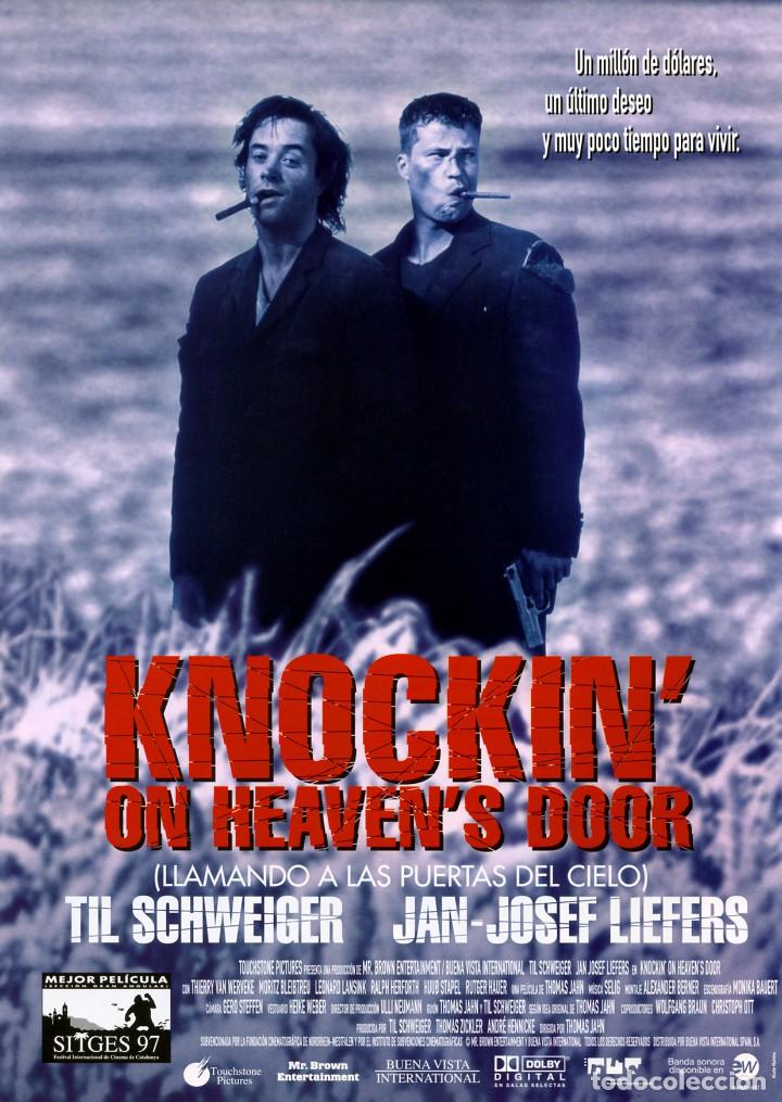 Cinema: KNOCKIN' ON HEAVEN'S DOOR (GU&Iacute;A ORIGINAL DOBLE CON FOTOS DE SU ESTRENO EN ESPA&Ntilde;A)