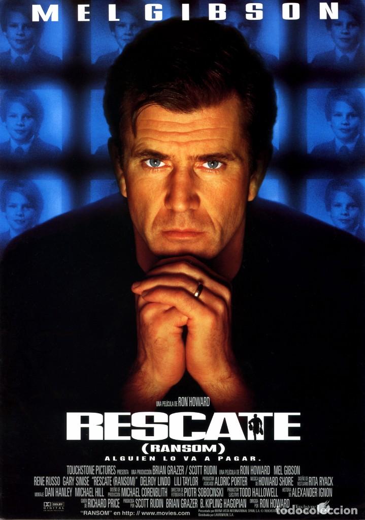 Cinema: RESCATE (GU&Iacute;A ORIGINAL DOBLE CON FOTOS DE SU ESTRENO EN ESPA&Ntilde;A) MEL GIBSON