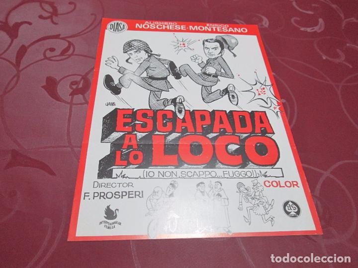 Cinema: ESCAPADA A LO LOCO - ALIGHIERO NOSCHESE - DIASA