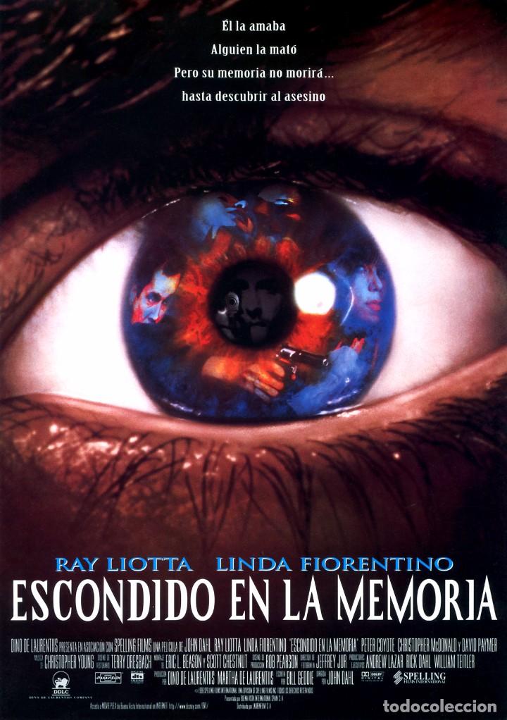 Cine: ESCONDIDO EN LA MEMORIA (GU&Iacute;A ORIGINAL DOBLE CON FOTOS 4 P&Aacute;GINAS DE SU ESTRENO EN ESPA&Ntilde;A) RAY LIOTTA