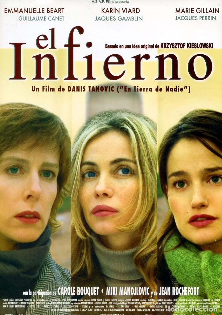Cinema: EL INFIERNO (GU&Iacute;A ORIGINAL SIMPLE CON FOTOS DE SU ESTRENO EN ESPA&Ntilde;A)