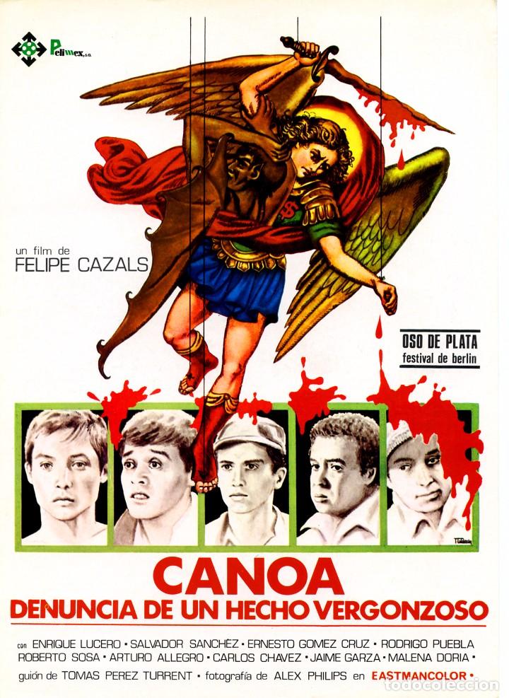 Cinema: CANOA DENUNCIA DE UN HECHO VERGONZOSO (GU&Iacute;A ORIGINAL SIMPLE CON FOTOS DE SU ESTRENO EN ESPA&Ntilde;A)