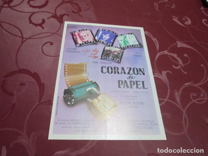 Cinema: CORAZON DE PAPEL - ANTONIO FERRANDIS - BLAU FILMS