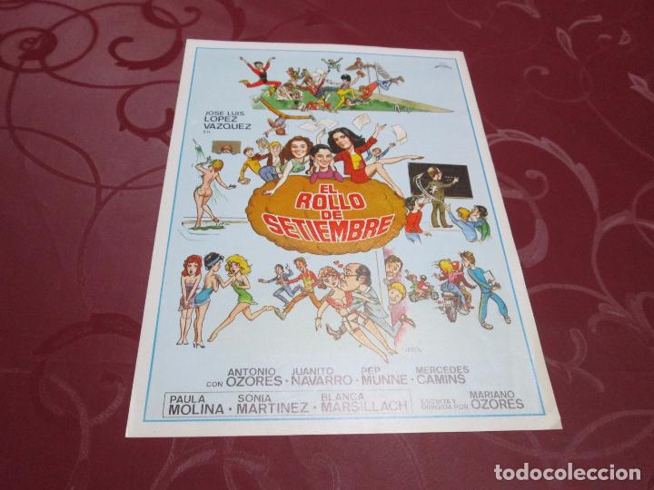 Kino: EL ROLLO DE SETIEMBRE - JOSE LUIS LOPEZ VAZQUEZ