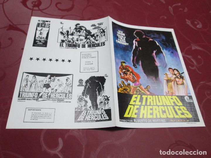 Cinema: EL TRIUNFO DE HERCULES - DAN VADIS - HISPAMEX FILMS