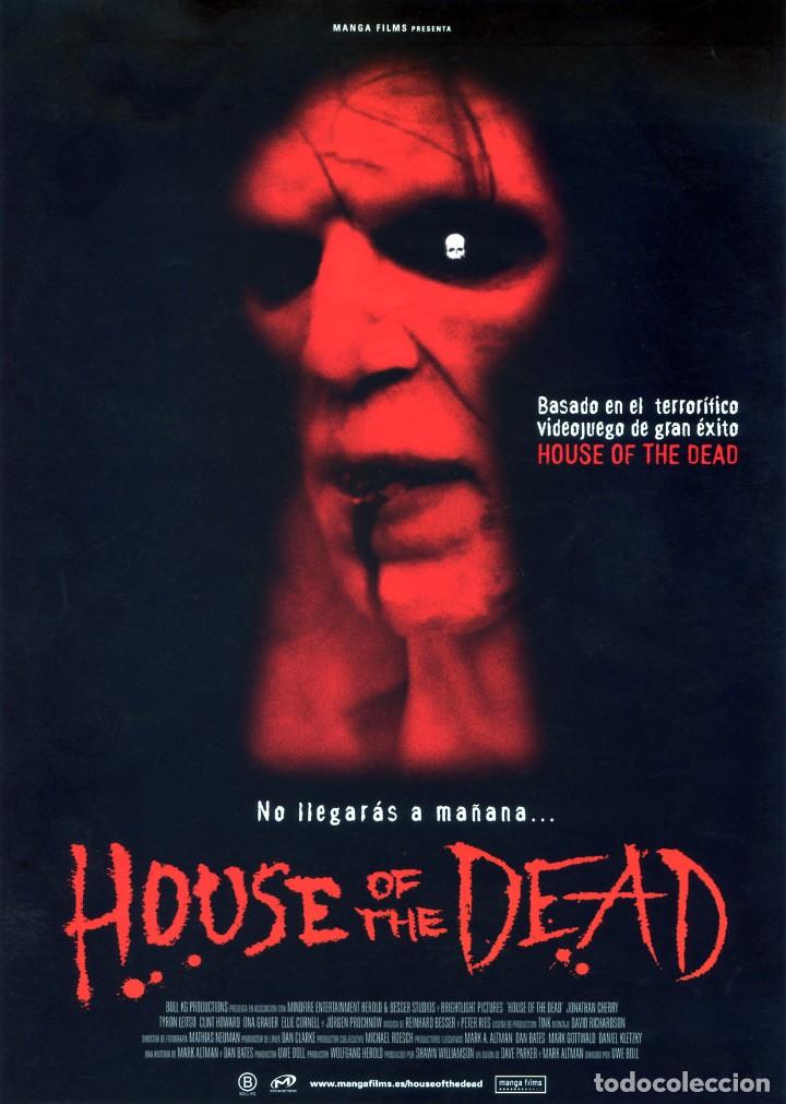 Cine: HOUSE OF THE DEAD (GU&Iacute;A ORIGINAL SIMPLE CON FOTOS DE SU ESTRENO) TERROR