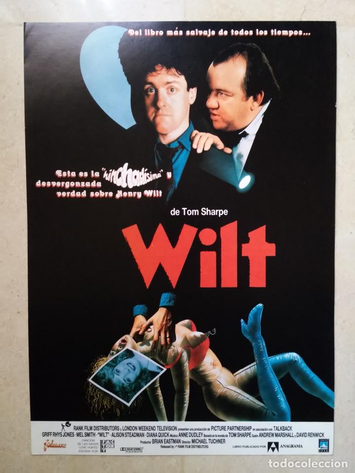 Cine: GUIA ORIGINAL -A4 - WILT - ARCHIVO - TOM SHARPE - COMEDIA