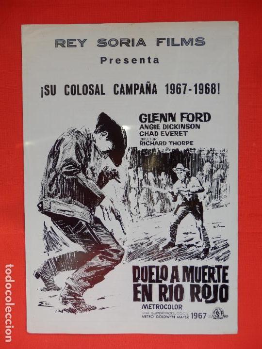 Cine: duelo a muerte en rio rojo, senso, lista de material rey soria films 1967-68 excelente estado