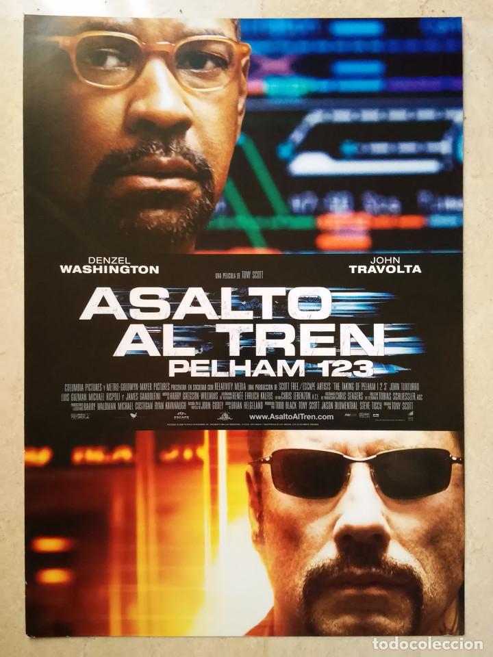 Cine: GUIA ORIGINAL -A4 - ASALTO AL TREN PELHAM 123 - JOHN TRAVOLTA - DENZEL WASHINGTON