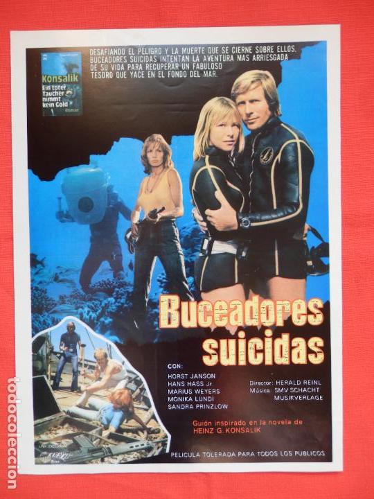 Cine: buceadores suicidas, impecable guia doble, horst janson han hass jr