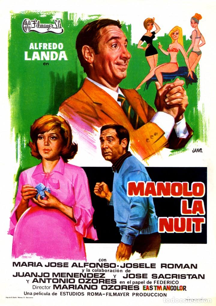 Cinema: MANOLO LA NUIT (GU&Iacute;A ORIGINAL SIMPLE DE SU ESTRENO EN ESPA&Ntilde;A) ALFREDO LANDA