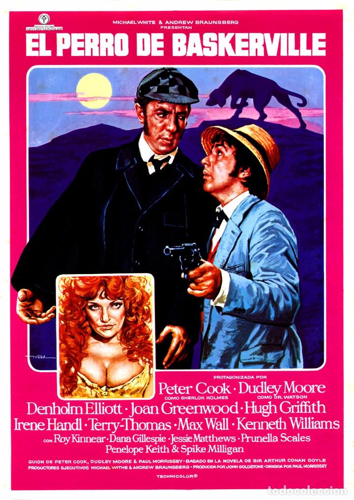 Cine: EL PERRO DE BASKERVILLE (GU&Iacute;A ORIGINAL SIMPLE DE SU ESTRENO EN ESPA&Ntilde;A)