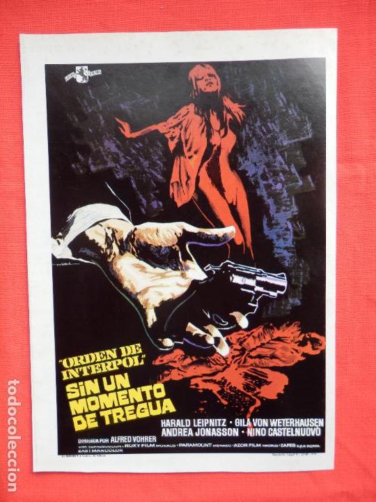Cine: sin un momento de tregua, guia doble, harald leipnitz andrea jonasson, 1976