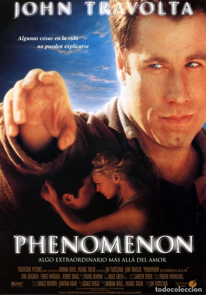 Cinema: PHENOMENON (GU&Iacute;A ORIGINAL DOBLE CON FOTOS DE SU ESTRENO) JOHN TRAVOLTA