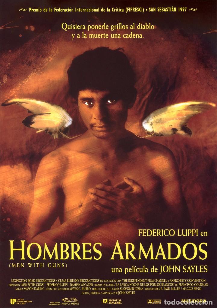 Cinema: HOMBRES ARMADOS (GU&Iacute;A ORIGINAL DOBLE CON FOTOS DE SU ESTRENO EN ESPA&Ntilde;A)