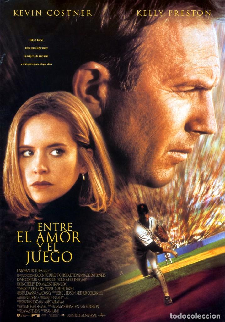 Cine: ENTRE EL AMOR Y EL JUEGO (GU&Iacute;A ORIGINAL DOBLE CON FOTOS DE SU ESTRENO EN ESPA&Ntilde;A)