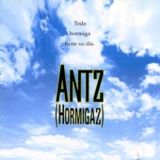 Cine: ANTZ HORMIGAS (GUÍA ORIGINAL DOBLE CON FOTOS DE SU ESTRENO EN ESPAÑA) 