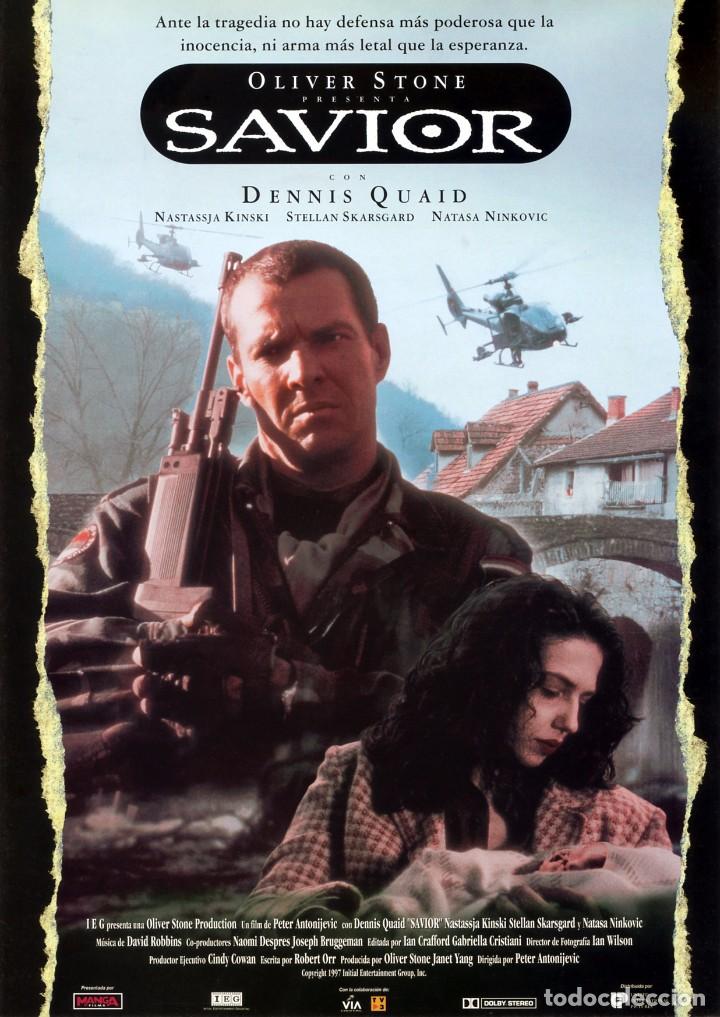 Cinema: SAVIOR (GU&Iacute;A ORIGINAL DOBLE CON FOTOS DE SU ESTRENO EN ESPA&Ntilde;A)